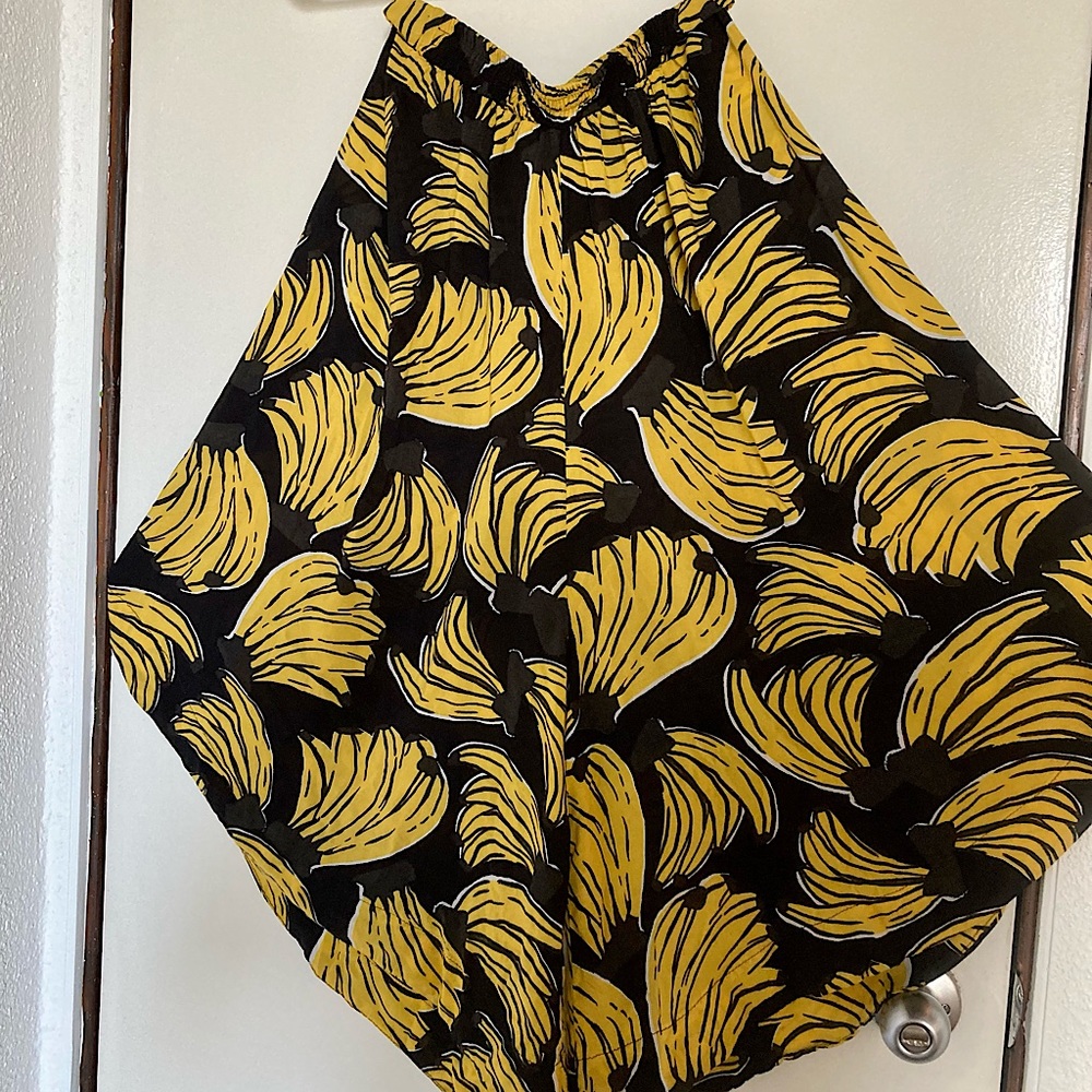 FARM Rio bossa banana print skirt-esque shorts